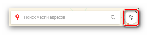 Переход к построению маршрута на странице Яндекс.Карты