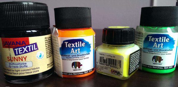 Краски акриловые по ткани водостойкие Textile Art 