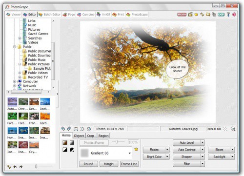 Способ 3. Как изменить размер изображения с помощью Photoscape